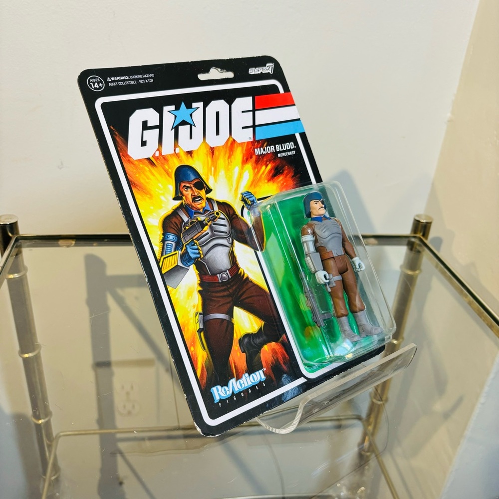 GI Joe Major Bludd Mercenary Super 7 ReAction Figure